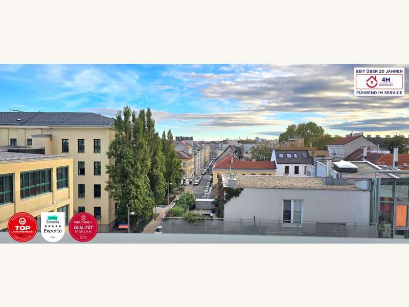 Dachgeschosswohnung Wien: Aussicht Aussicht