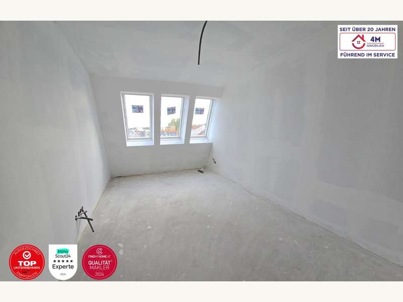 Dachgeschosswohnung Wien: Schlafzimmer Schlafzimmer