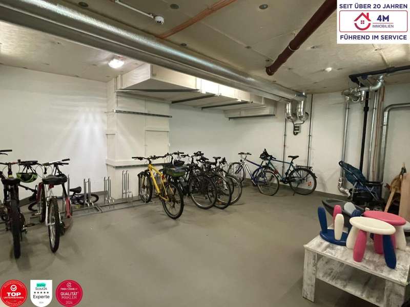 Eigentumswohnung Wien: Fahrrad- Kinderwagenabstellraum Fahrrad- Kinderwagenabstellraum