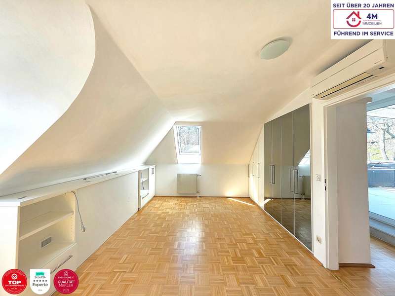 Maisonette Klosterneuburg: Schlafzimmer OG Schlafzimmer OG