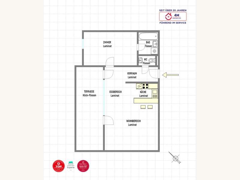 Eigentumswohnung Wien: Wohnungsplan Wohnungsplan