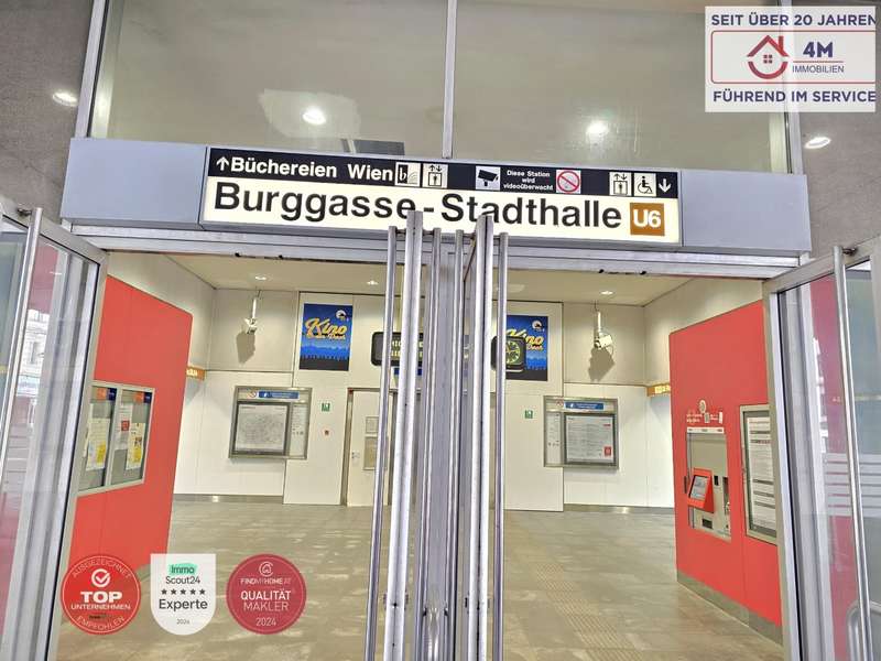 Dachgeschosswohnung Wien: U - Bahn U - Bahn