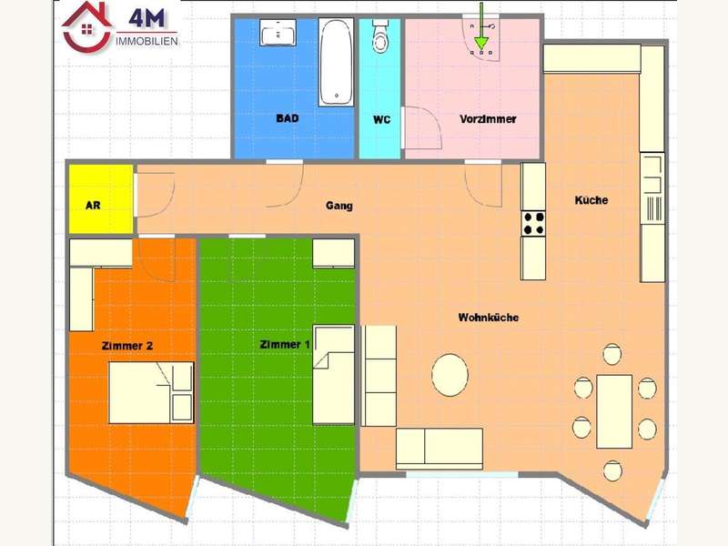 Eigentumswohnung Schwechat: Grundriss schematisch Grundriss schematisch