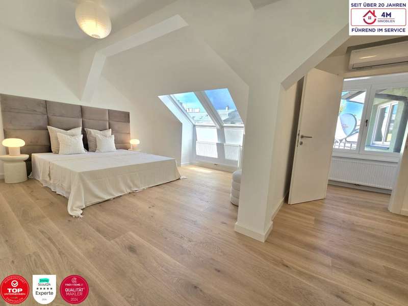 Penthouse Wien: Schlafzimmer Schlafzimmer