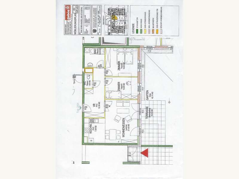 Eigentumswohnung Stockerau: Grundriss Grundriss