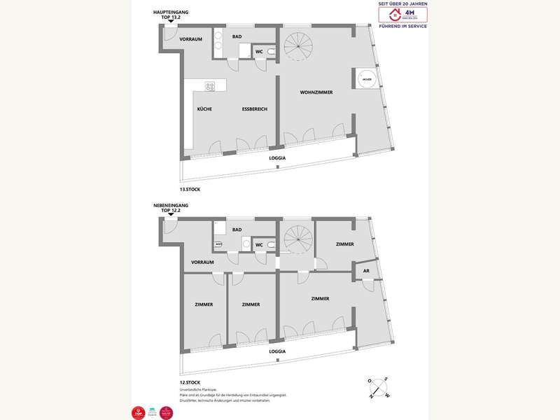 Eigentumswohnung Wien: GRUNDRISSE GRUNDRISSE