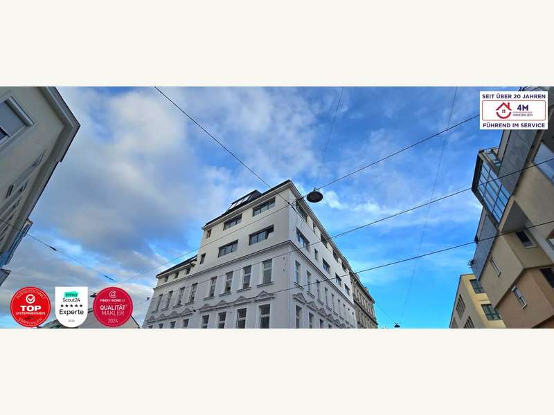 Dachgeschosswohnung Wien: Hausansicht Hausansicht