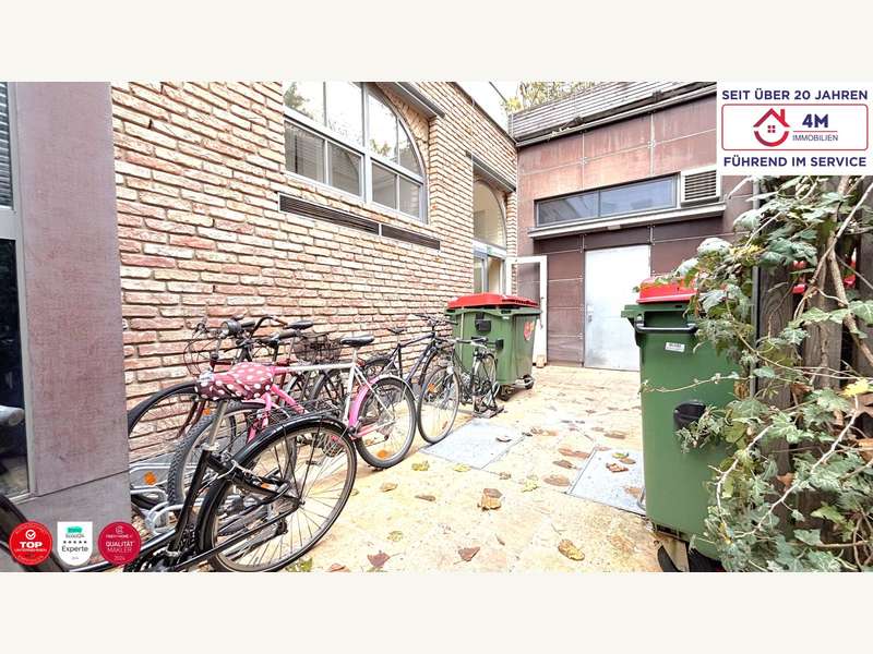 Müll und Fahrradraum