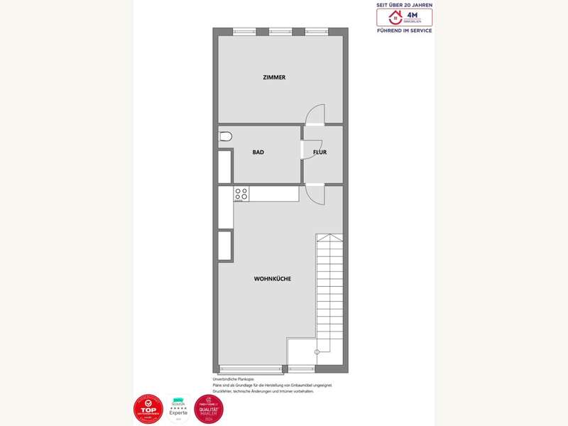 Grundrissplan Obergeschoss