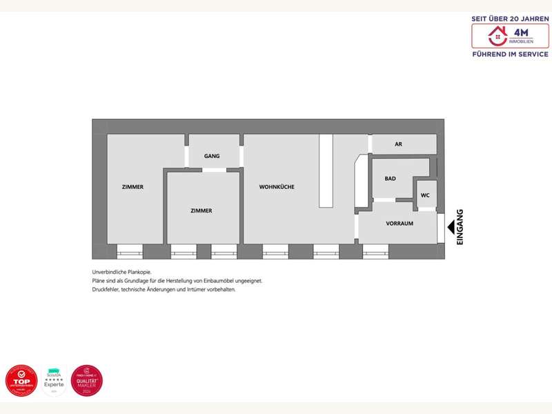 Eigentumswohnung Wien: Grundriss Grundriss