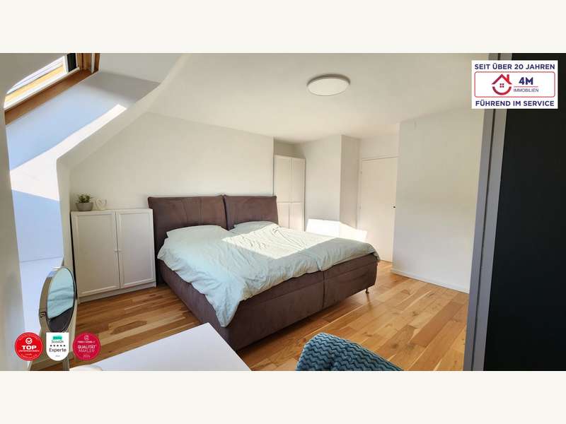 Dachgeschosswohnung Wien: Schlafzimmer Schlafzimmer