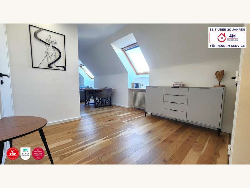 Dachgeschosswohnung Wien: Übergangsbereich VZ/WZ Übergangsbereich VZ/WZ