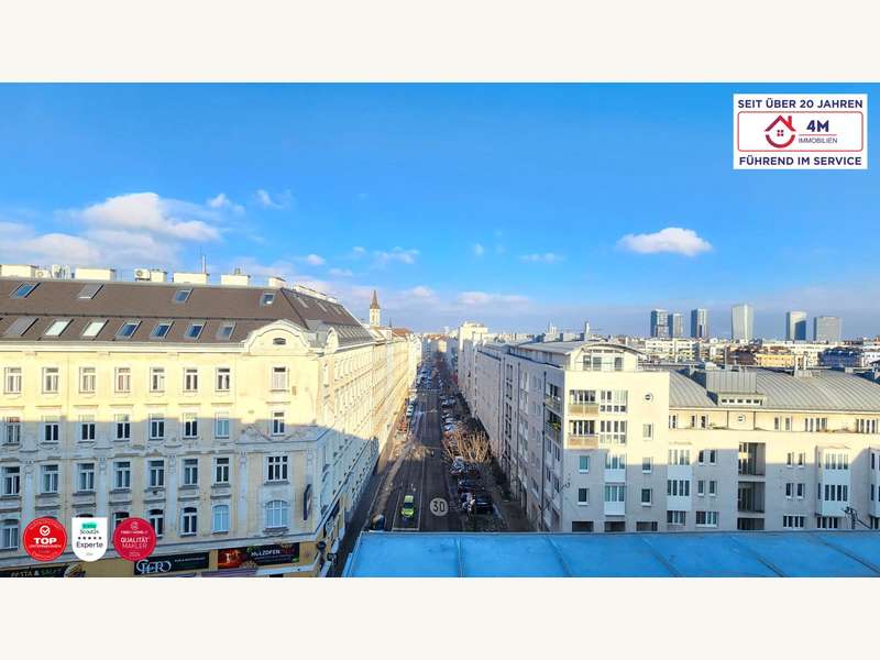 Dachgeschosswohnung Wien: Ausblick Ausblick