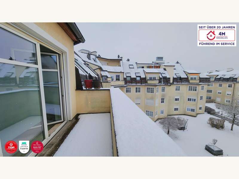 Dachgeschosswohnung Tulln an der Donau: Terrasse unten Terrasse unten