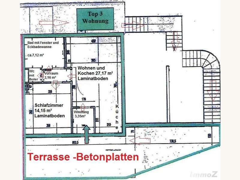 Mietwohnung Graz: Grundriss Skizze Grundriss Skizze
