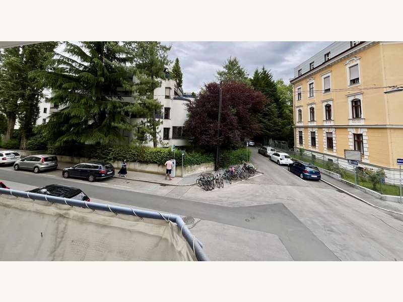 Mietwohnung Graz: Ausblick vom Balkon Ausblick vom Balkon