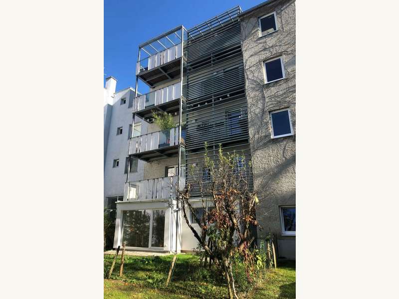 Mietwohnung Graz: Ansicht Haus -hofseitig Ansicht Haus -hofseitig