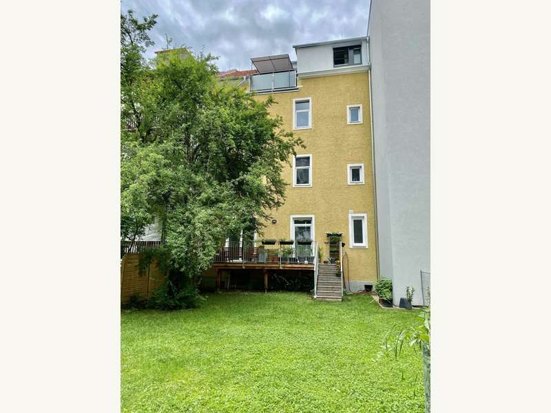 Mietwohnung Graz: Ansicht Garten und Terrasse Ansicht Garten und Terrasse