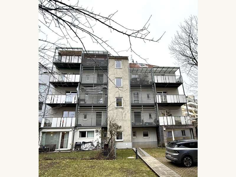 Ansicht Hof mit Balkonen