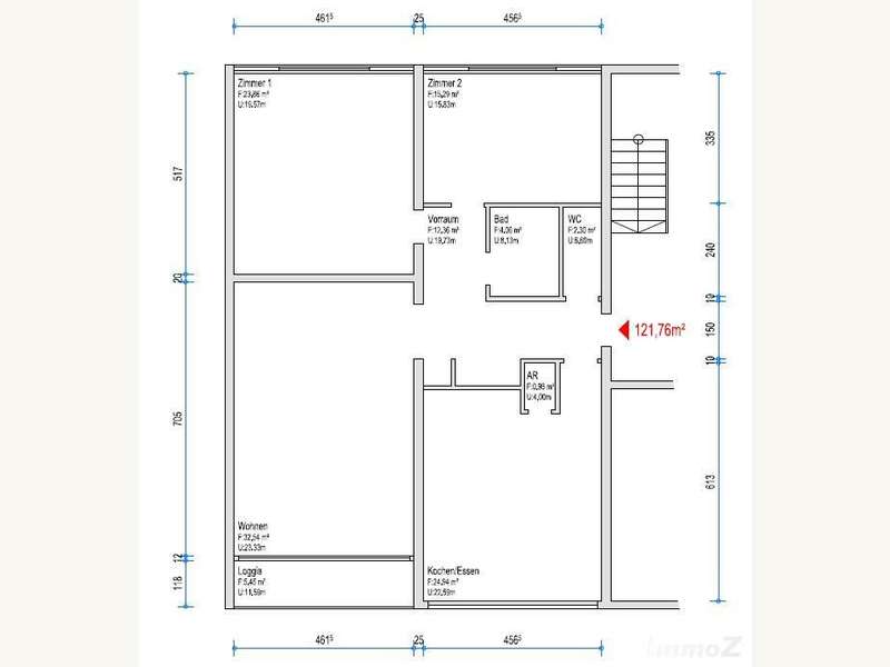 Mietwohnung Graz: Grundriss Grundriss