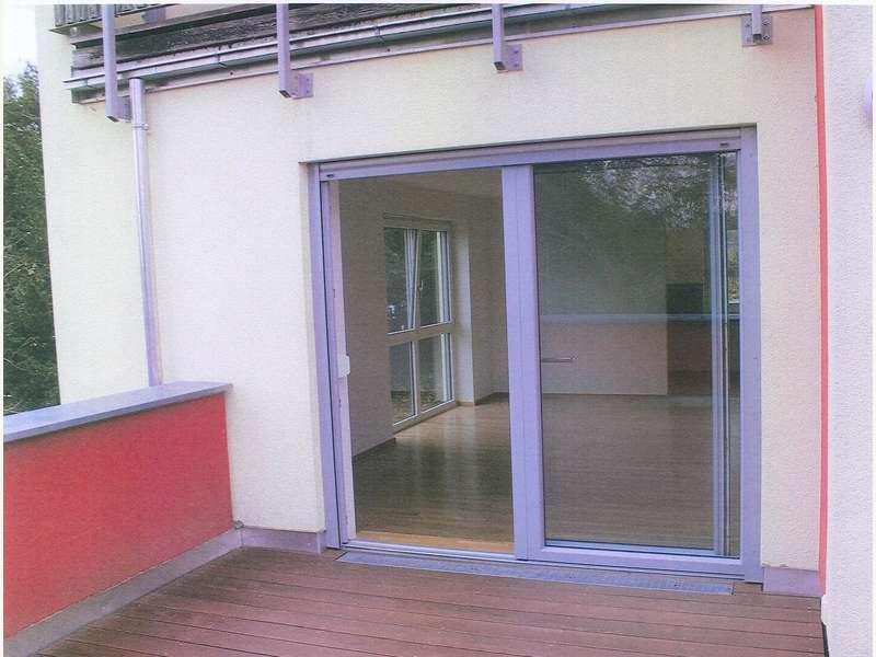 Mietwohnung Graz: Ausgang vom WZ auf die Terrasse Ausgang vom WZ auf die Terrasse