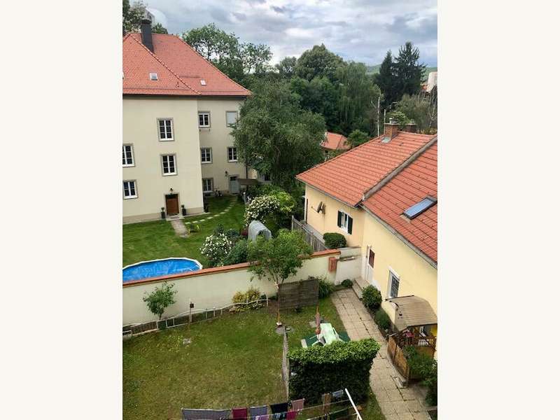 Ausblick in den Garten