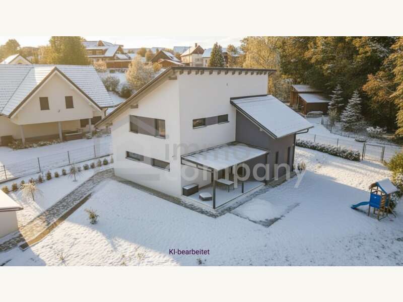 Einfamilienhaus Haselsdorf: Winteransicht Haus Winteransicht Haus