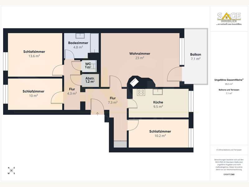Eigentumswohnung Zell am See: Grundriss Grundriss