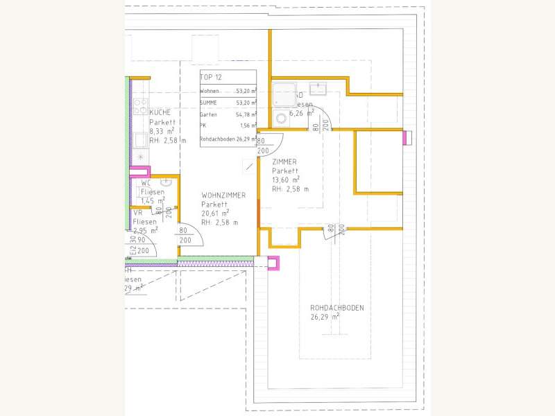 Dachgeschosswohnung in Baden - Bild 7