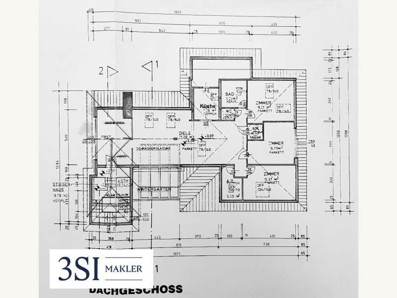 Grundriss Dachgeschoß