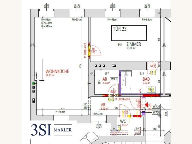 Eigentumswohnung Wien: Grundriss Grundriss