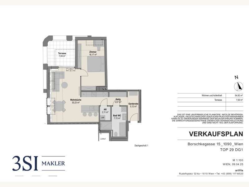 Dachgeschosswohnung in Wien - Bild 12