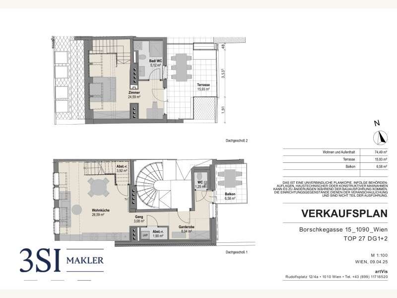 Dachgeschosswohnung in Wien - Bild 13