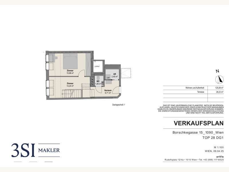 Dachgeschosswohnung in Wien - Bild 15