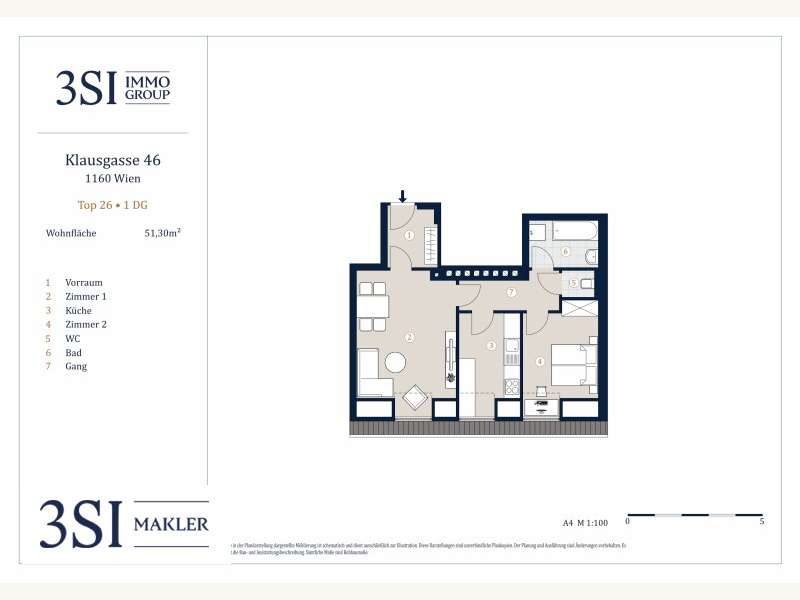 Dachgeschosswohnung in Wien - Bild 12 Dachgeschosswohnung in Wien - Bild 12