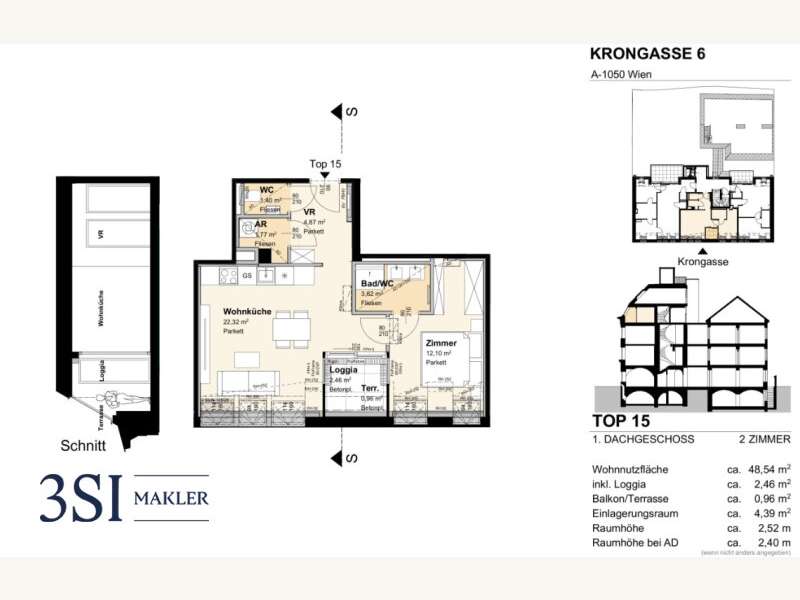 Dachgeschosswohnung in Wien - Bild 6 Dachgeschosswohnung in Wien - Bild 6