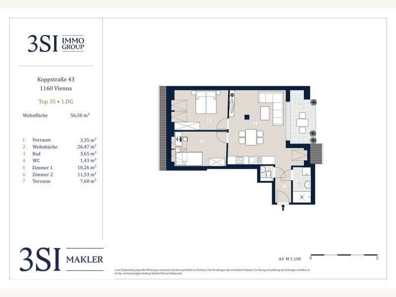 Dachgeschosswohnung in Wien - Bild 15