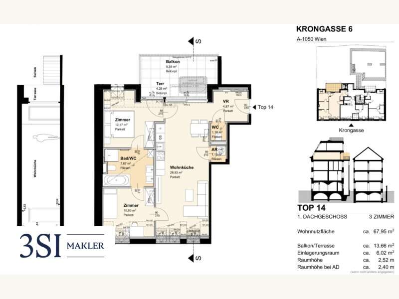Dachgeschosswohnung in Wien - Bild 10
