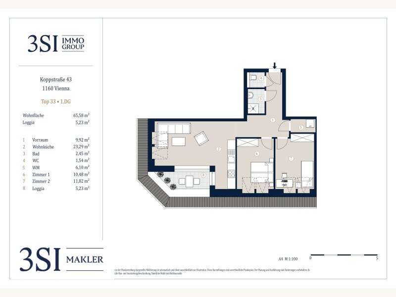 Dachgeschosswohnung in Wien - Bild 26