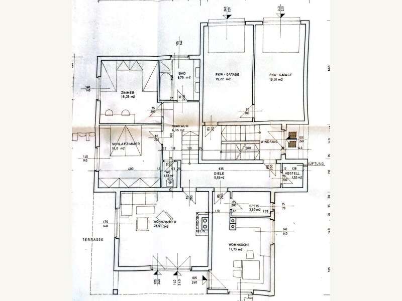 Einfamilienhaus Sankt Lorenzen im Mürztal: 15711-Grundriss EG 15711-Grundriss EG