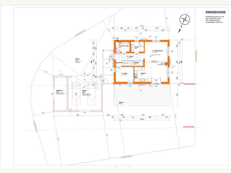 Einfamilienhaus Wartberg im Mürztal: 15778-Grundriss EG 15778-Grundriss EG