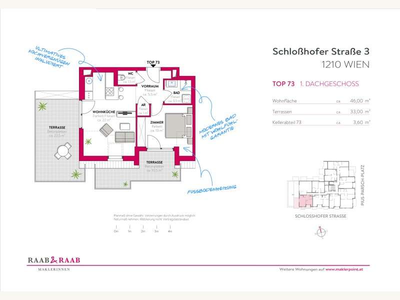 Dachgeschosswohnung in Wien - Bild 18